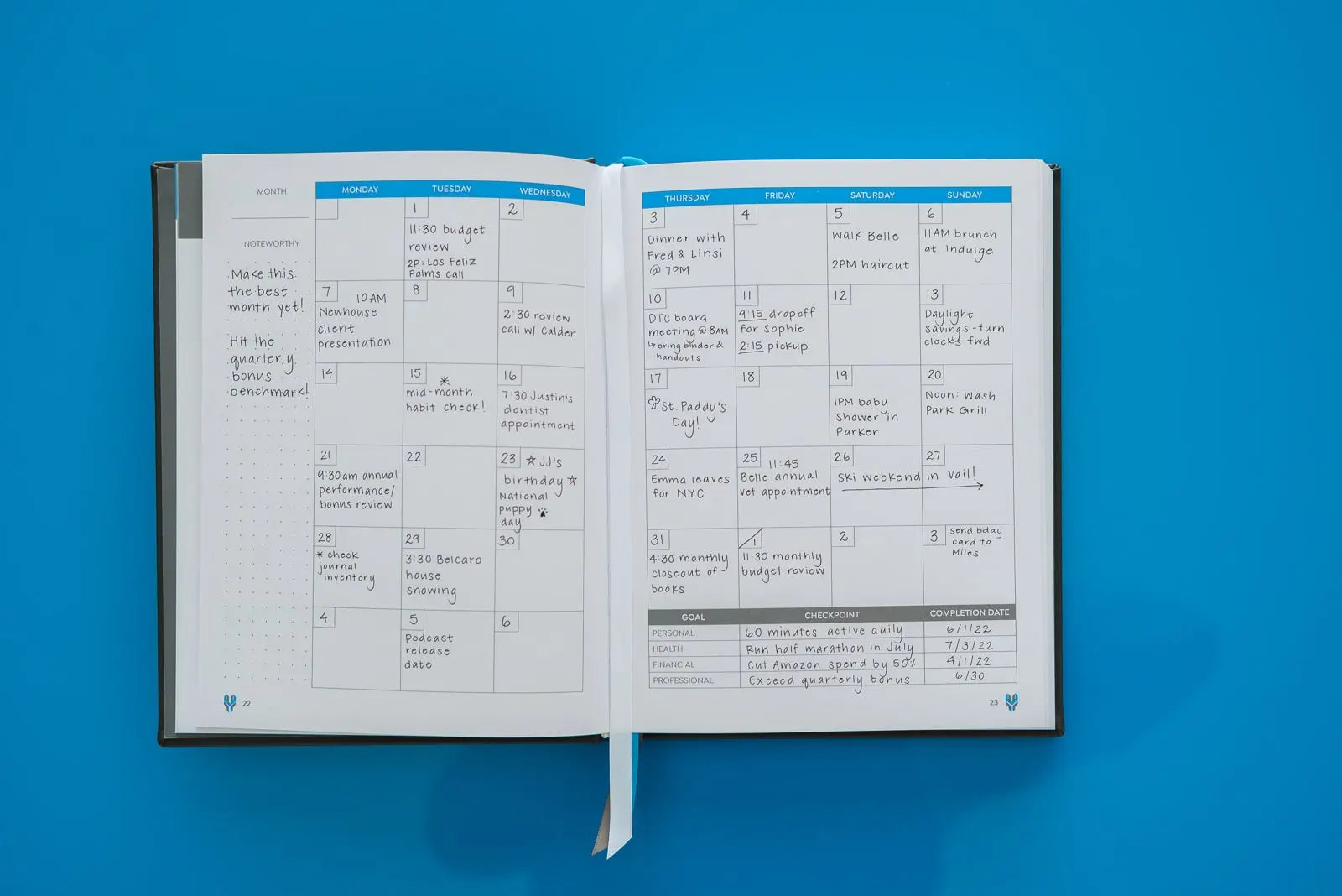 The Unsung Hero Journal - Productivity Planner Unsung Hero Co.